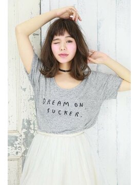 フェイス 赤羽店(face) ペールベージュセクションカラーグラデーションカラー外ハネボブ