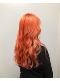 派手髪◎ビビッドオレンジ