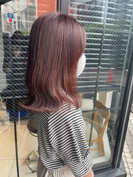 ヘアサロン ガリカ 表参道(hair salon Gallica) 大人かわいいラベンダーココアブリーチなしダブルカラー