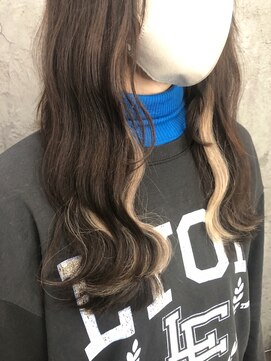 ルーツアイリー 心斎橋(ROOTS IRIE) 長さ出し＋インナーエクステ☆グレージュ☆