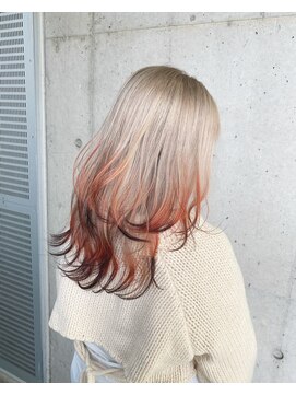 ガルボ ヘアー(garbo hair) 裾カラー10代20代30代ホワイトカラーベージュカラー