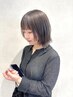 【全員】似合わせカット＋透明感カラー　￥12100