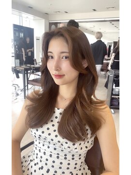 アフロート ギンザ(AFLOAT GINZA) かきあげ韓国風ヘア