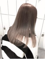 ランテルディ 渋谷(LANTERDIT)&nbsp;グレージュ　ストレート　切りっぱなし