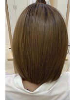 ラフ 難波店(LAFF) #黒髪#ボブルフ#ネビージュ#小顔#ワンレン