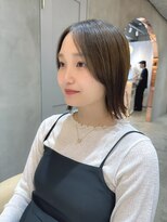 ロンド エスポワール 錦糸町(Lond espoir)&nbsp;【澤口】黒髪グレーベージュレイヤーロング前髪パーマ