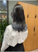 裾カラー青