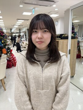 ケンジ 平塚ラスカ店(KENJE) レイヤースタイル/ワンホンレイヤー/顔まわり/韓国ヘア/平塚美容