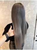 #プルエクステ#グレー#ギャル#10代#20代#名古屋#エクステ