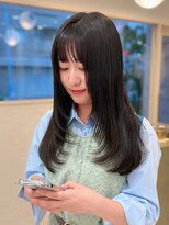 シュク 高円寺(SYUK)&nbsp;加藤【高円寺】レイヤーカット/顔周りカット/ダークアッシュ