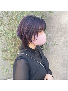 オグジュアリー 表参道(aux.) ウルフレイヤー/前髪［表参道/表参道駅］