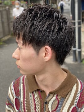 スウェル 柏店(Swell) #カルマパーマ#ベリーショート#ダークアッシュ#ニュアンスパーマ