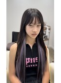韓国Uチップエクステでつくるインナーカラー