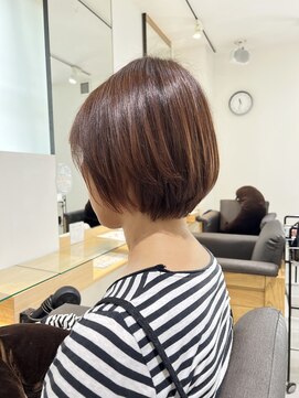 ルディー バイ ヘアーポケット(rudii by HAIR POCKET) 丸みショート＋水素カラー