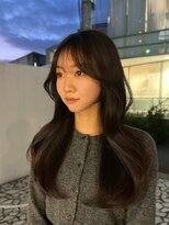 ユニ 表参道(uni) #32/前髪/アンブレラカラー/こなれミディ/イメチェン/ウェーブパ