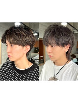 最高の似合わせで自宅でも再現出来る！垢抜けメンズに［札幌/麻生駅/メンズ/ニュアンスパーマ/眉毛］