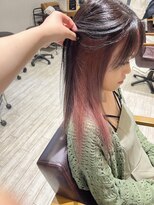 リジョイスヘア エン(REJOICE hair EN)&nbsp;ダークブラウン×ピンクベージュ