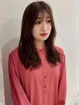 ヨーク(YOKE)&nbsp;【YOKE】暗めカラーラベンダーアッシュグレー縮毛矯正髪質改善