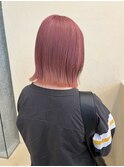 【snuw_ayano】ピンクベージュ/ピンクカラー/ボブ