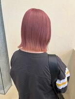 スニュウ(snuw)&nbsp;【snuw_ayano】ピンクベージュ/ピンクカラー/ボブ