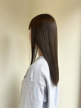 ペスカケイクリエイティブ(PESCA K-CREATIVE) ストレート×オリーブベージュ