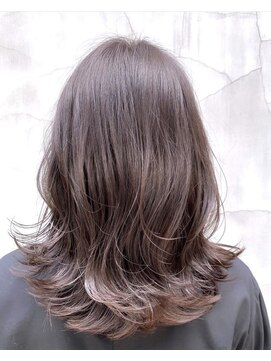 ヘアサロン エフ 渋谷(F) #レイヤー#顔周りレイヤー#ベージュ#30代#40代