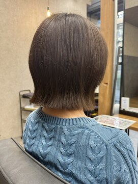 コク 千葉駅西口(COQU) ヘイリーボブ × オリーブグレージュ【千葉優希】