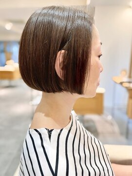 フリップビーアヴェダ(FLIP B AVEDA) 本八幡×シンプルボブ×オーガニックカラー×艶髪