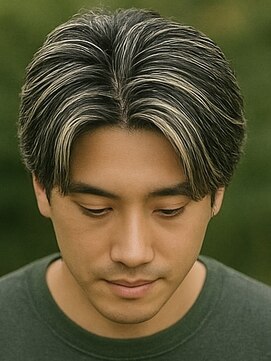 バース 梅田中崎町店(BIRTH) メンズハイライトバレイヤージュメッシュ