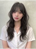 【髪質改善】グレーシルバー×ロングヘアレイヤー