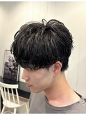 シャドウパーマ/マッシュ/ビジネスヘア/刈り上げ/ツーブロック