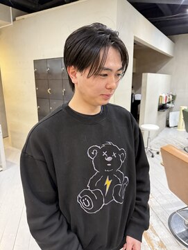 ヘアー アイス ルーチェ(HAIR ICI LUCE) センターパート/フェザーカット/フェザーパーマ/大野