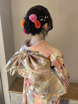 ソワ 四日市(soie) 【soie/shiho】カチモリヘアセット/成人式