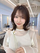 モナ 髪質改善(MONA) 【MONA】ミディアムレイヤー/くびれヘア/韓国風巻き