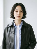 キビト(kibito) 黒髪ボブパーマボブシティガールストリートシックノームコア