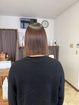 トップスタイル リッチ 切りっぱなしボブ