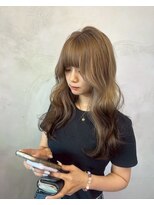 リコヘアー(LiCO HAIR)&nbsp;那覇/イメチェン/ピンクベージュ/アンブレラカラー/前髪