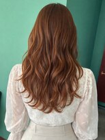 モルト 麻生(molt)&nbsp;海外　韓国風　ハイレイヤーカット　カッパーブラウン