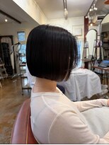 ヘアラウンジ アンリオ(hair lounge an rio) 前下がりボブ×縮毛矯正