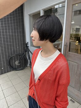 ヌン(nun)の写真/お好きなデザインや髪質 ライフスタイルにフィットした扱いやすくお手入れ簡単なショートご提案いたします