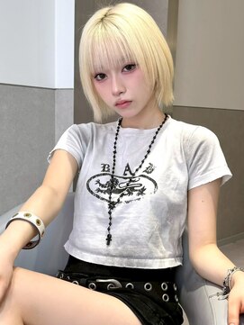ヴィヴィー 青山表参道店(ViVIE) ハッシュボブ×抜きっぱなしブロンド