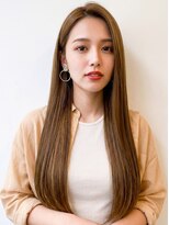 アンジュール(UNJOUR.)&nbsp;20代30代髪質改善ベージュロング×艶髪ストレート