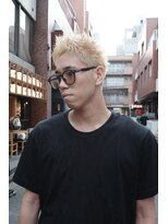 ディスデイバイネルケ 立川(Thisday by nelke)&nbsp;ハイトーンブリーチスパイキーショートツーブロック立川