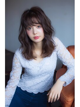 ロンド 銀座(Lond) 【Lond】アンニュイなカールが可愛い☆セミディ