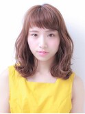 無造作ミディアムボブ