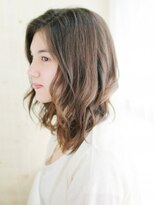 ナル 白山神社参道通り店(nalu)&nbsp;透け感たっぷりミックスカールスタイル