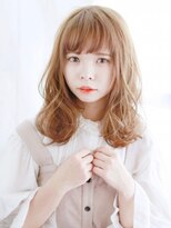 ヘアメイク ナル(hair make nalu)&nbsp;ハイトーンカラーのゆるふわミックスカール