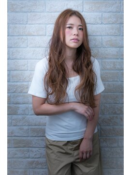 ヘアーアートシフォン 池袋西口店(Hair art chiffon) ブルージュ前下がり小顔似合わせカット個性的ヴェールウェーブ