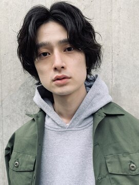 フィフス(fifth) ◇センターパート スパイラルパーマ マッシュウルフ◇