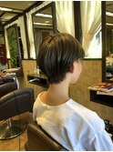 ハイトーングレージュショート